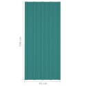 VidaXL Panele dachowe, 12 szt., stal galwanizowana, zielone, 100x45 cm