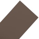 VidaXL Obrzeża ogrodowe, 2 szt., brązowe, 10 m, 20 cm, polietylen