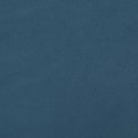 VidaXL Materac kieszeniowy, ciemnoniebieski, 120x190x20 cm, aksamit