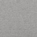 VidaXL Materac kieszeniowy, jasnoszary, 120x190x20 cm, tkanina