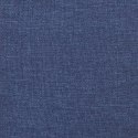 VidaXL Materac kieszeniowy, niebieski, 120x190x20 cm, tkanina
