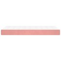 VidaXL Materac kieszeniowy, różowy, 120x190x20 cm, tkanina