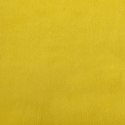 VidaXL Szezlong, żółty, tapicerowany aksamitem