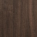 VidaXL Regał, brązowy dąb 79x30x180 cm materiał drewnopochodny i metal