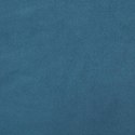 VidaXL Podnóżek, niebieski, 77x55x31 cm, aksamit