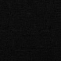 VidaXL Podnóżek, czarny, 77x55x31 cm, tapicerowany tkaniną