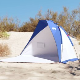 VidaXL Namiot plażowy, niebieski, 268x223x125 cm, poliester 185T