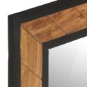 VidaXL 4-cz. zestaw mebli łazienkowych, żelazo i drewno akacjowe