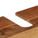 VidaXL 3-cz. zestaw mebli łazienkowych, żelazo i drewno akacjowe