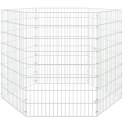 VidaXL 6-panelowa klatka dla królika, 54x80 cm, galwanizowane żelazo