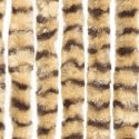 VidaXL Zasłona przeciwko owadom, beżowo-brązowa, 100x230 cm, szenil