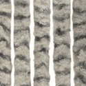 VidaXL Zasłona przeciwko owadom, jasnoszaro-ciemnoszara, 100x200 cm