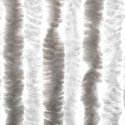 VidaXL Zasłona przeciwko owadom, jasnoszaro-biała, 100x220 cm, szenil