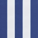 VidaXL Poduszki ozdobne, 4 szt., biało-niebieskie paski, 50x50 cm