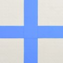 VidaXL Mata gimnastyczna z pompką, 200x200x20 cm, PVC, niebieska