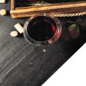 VidaXL Dywanik kuchenny z motywem wina, 60x180 cm, aksamitny