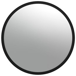 VidaXL Wypukłe lustro do użytku w pomieszczeniach, czarne, Ø40 cm