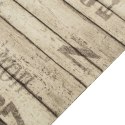 VidaXL Dywanik kuchenny, wzór w deski ogrodzenia, 60x180 cm, aksamit
