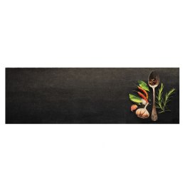 VidaXL Dywanik kuchenny, wzór w przyprawy, 60x180 cm, aksamit