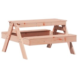 VidaXL Stół piknikowy dla dzieci, 88x97x52 cm, lite drewno daglezjowe