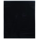 VidaXL Folie okienne, 5 szt., matowe, czarne, PVC