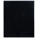 VidaXL Folie okienne, 3 szt., matowe, czarne, PVC
