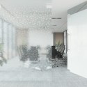 VidaXL Folie okienne, 3 szt., matowe, wzór w tęcze 3D, PVC