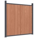 VidaXL Panel ogrodzeniowy, brązowy, 526x186 cm, WPC