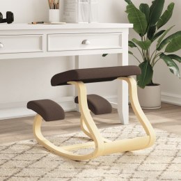 VidaXL Krzesło klęcznik, brązowe, 48x71x51 cm, sklejka brzozowa