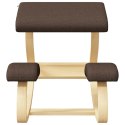 VidaXL Krzesło klęcznik, brązowe, 48x71x51 cm, sklejka brzozowa