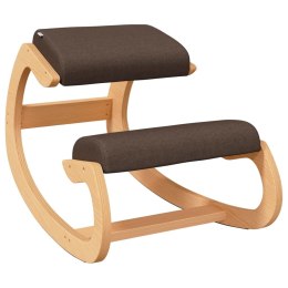 VidaXL Krzesło klęcznik, brązowe, 55x84x55 cm, sklejka brzozowa
