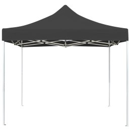 VidaXL Profesjonalny namiot imprezowy, aluminium, 2x2 m, antracytowy