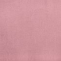 VidaXL Ławka, różowa, 110x76x80 cm, obita aksamitem