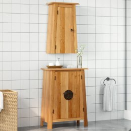 VidaXL 2-cz. zestaw mebli łazienkowych, lite drewno sosnowe