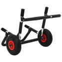 VidaXL Wózek do transportu kajaka, składany, 90 kg, aluminiowy