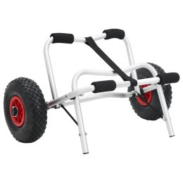 VidaXL Wózek do transportu kajaka, składany, 45 kg, aluminiowy