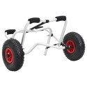 VidaXL Wózek do transportu kajaka, składany, 45 kg, aluminiowy