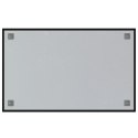 VidaXL Ścienna tablica magnetyczna, czarna, 80x50 cm, szkło hartowane