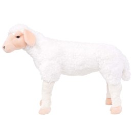 VidaXL Pluszowa owca, stojąca, biała, XXL