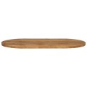 VidaXL Blat stołu, 120x60x2,5 cm, owalny, lite drewno mango
