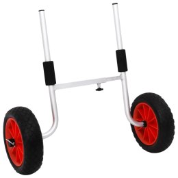 VidaXL Wózek do transportu kajaka, odpinany, 100 kg, aluminiowy