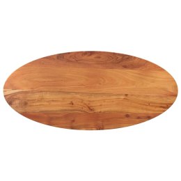 VidaXL Blat do stołu, 110x50x3,8 cm, owalny, lite drewno akacjowe