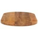 VidaXL Blat stołu, 100x40x3,8 cm, owalny, lite drewno mango