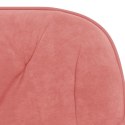 VidaXL Obrotowe krzesła stołowe, 2 szt., różowe, aksamitne