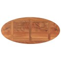 VidaXL Blat do stołu, 100x40x2,5 cm, owalny, lite drewno akacjowe