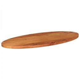 VidaXL Blat do stołu, 120x50x3,8 cm, owalny, lite drewno akacjowe