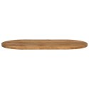VidaXL Blat stołu, 140x60x2,5 cm, owalny, lite drewno mango