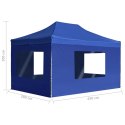 VidaXL Profesjonalny, składany namiot imprezowy ze ścianami, 4,5 x 3 m