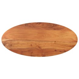 VidaXL Blat do stołu, 100x50x3,8 cm, owalny, lite drewno akacjowe