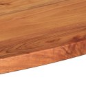 VidaXL Blat do stołu, 120x60x2,5 cm, owalny, lite drewno akacjowe
